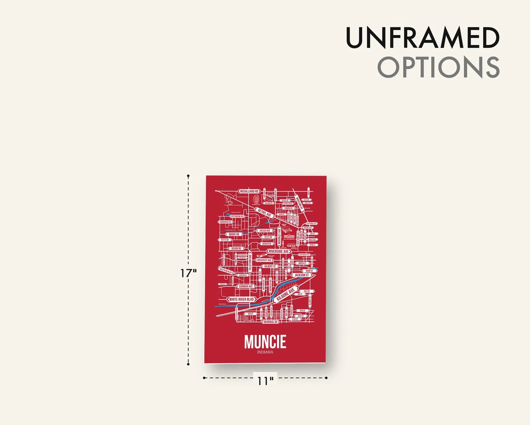 Muncie, Indiana street map 17