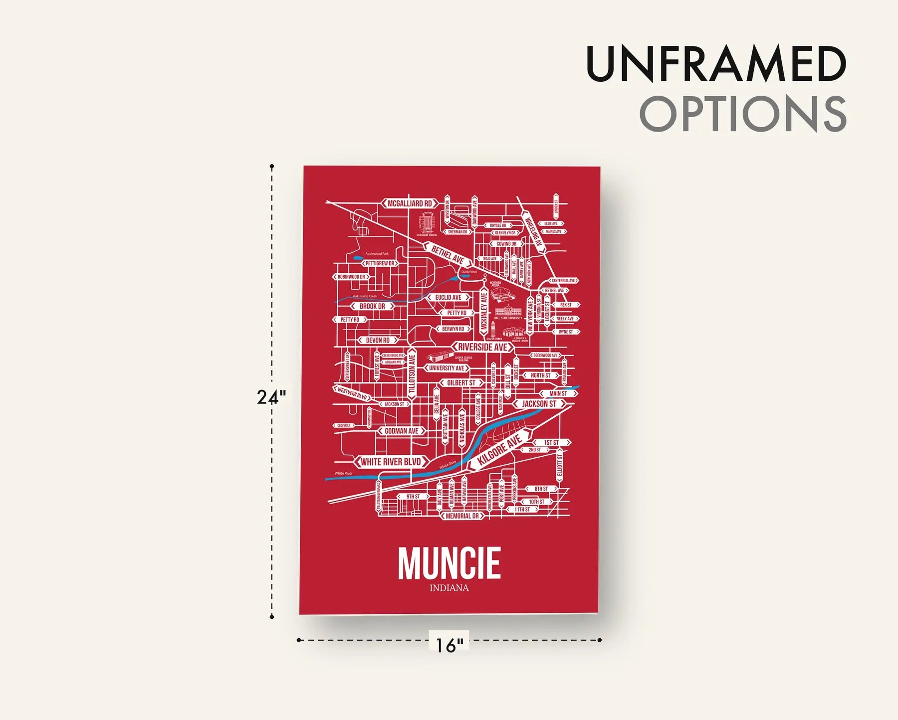 Muncie, Indiana street map 18