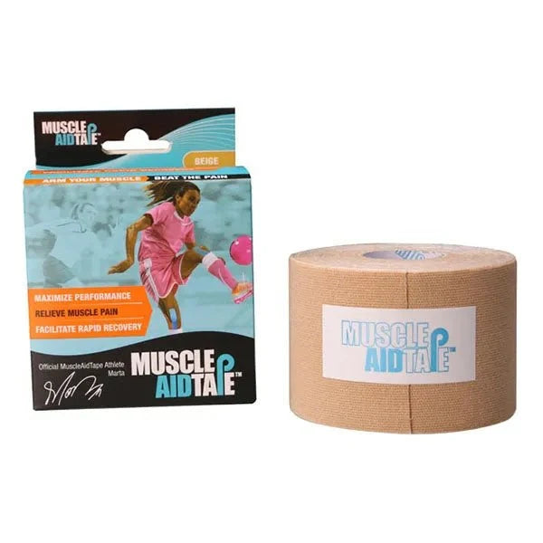 Muscle Aid Tape Pre-Cut 2in x 10in Strips 3