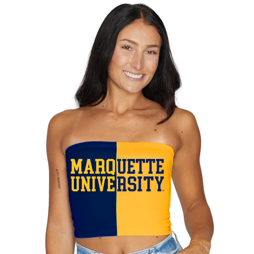 Marquette Two Tone Tube Top | lojobands