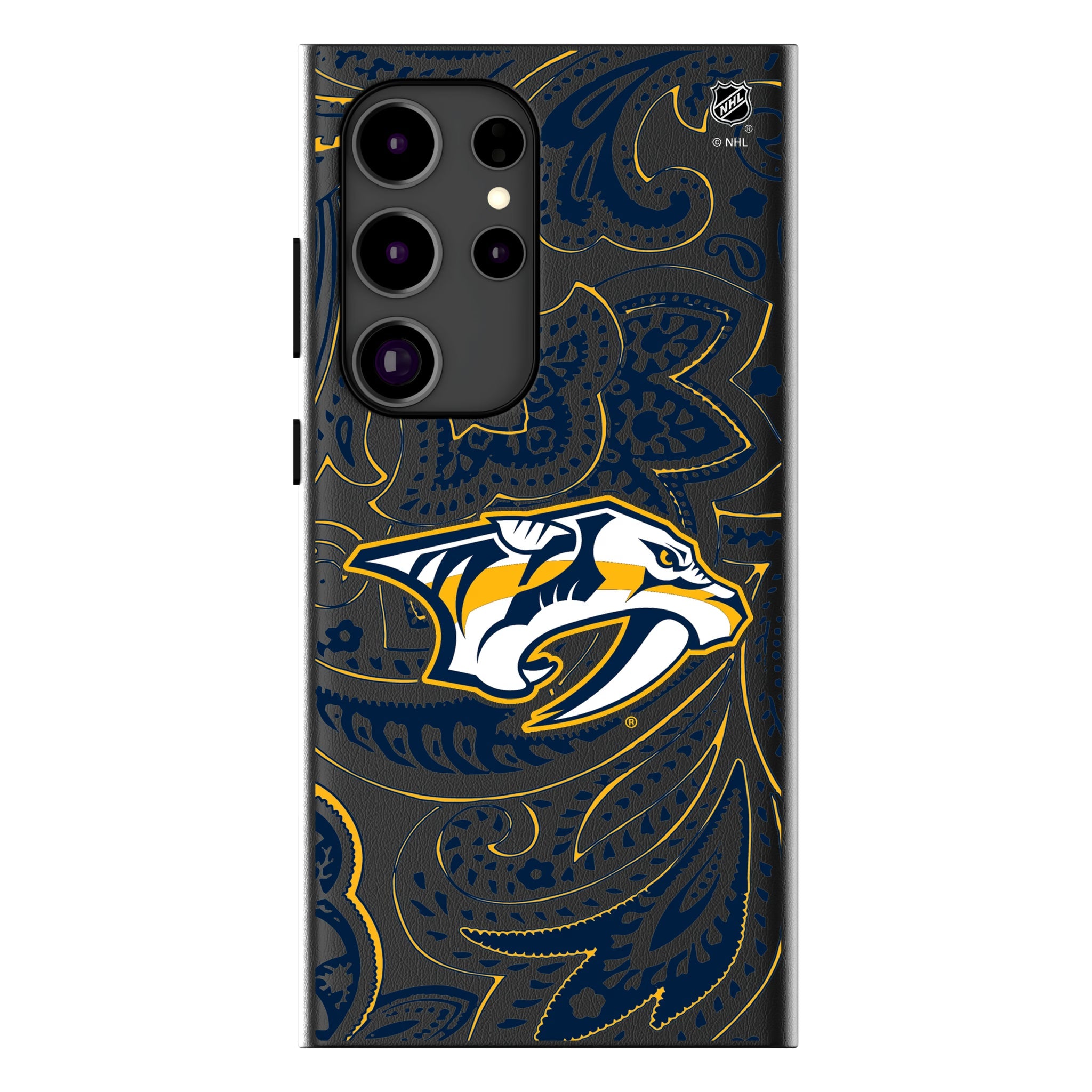Nashville Predators Paisley MagSafe Compatible Phone Case for Samsung Galaxy 18