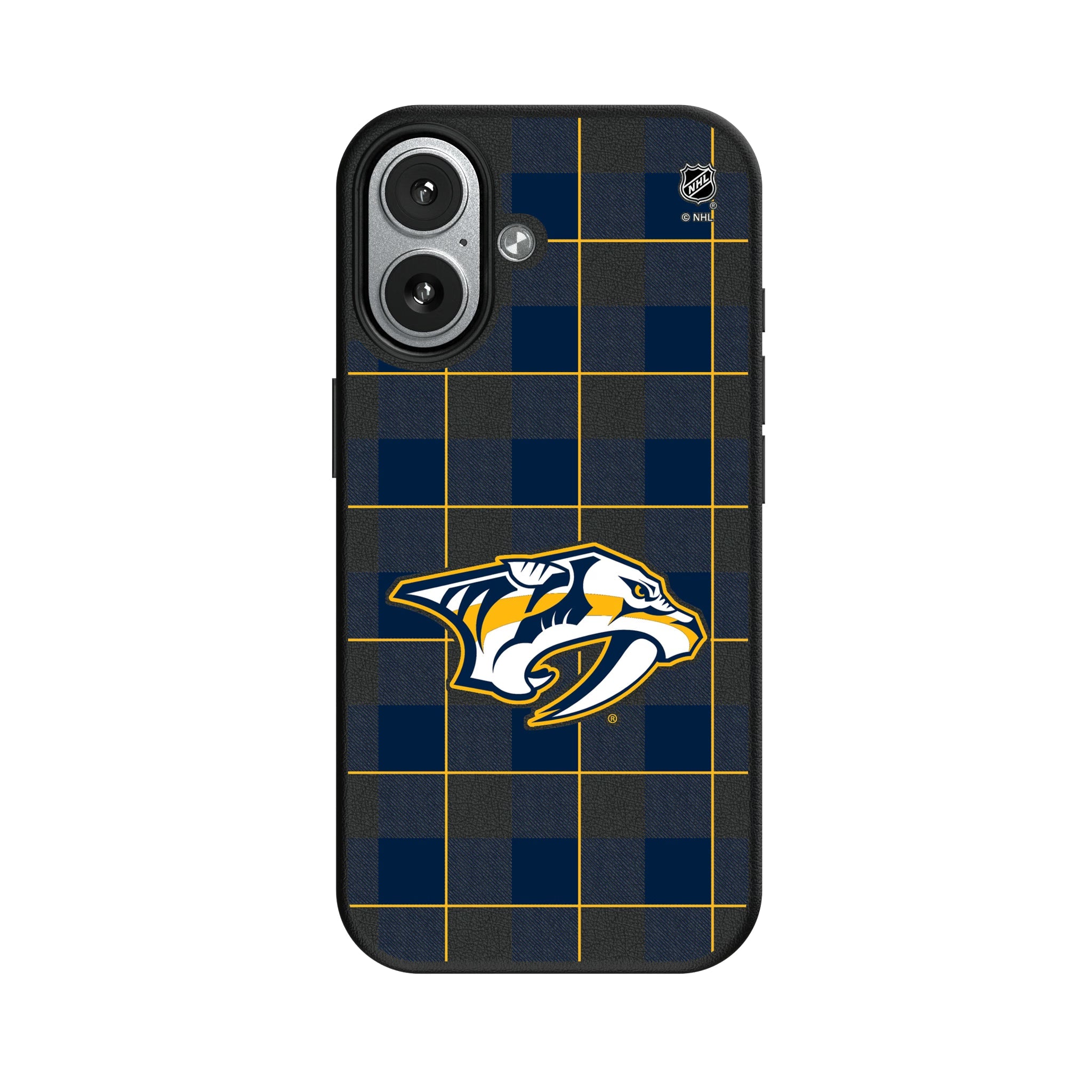 Nashville Predators Plaid MagSafe Compatible Phone Case for Apple iPhone 7