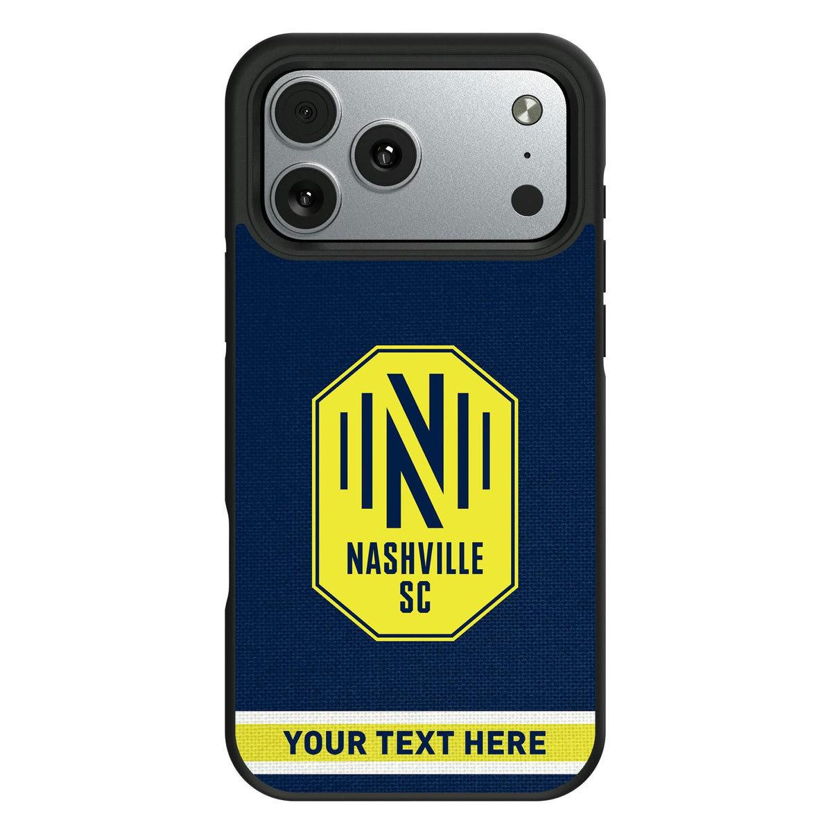 Nashville SC Personalized Stripe Bump Phone Case for Apple iPhone 12