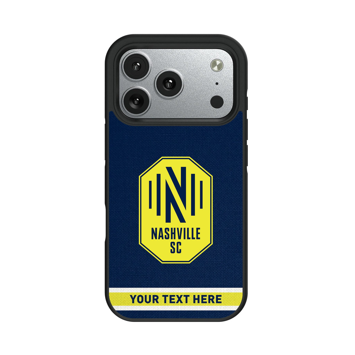 Nashville SC Personalized Stripe Bump Phone Case for Apple iPhone 11