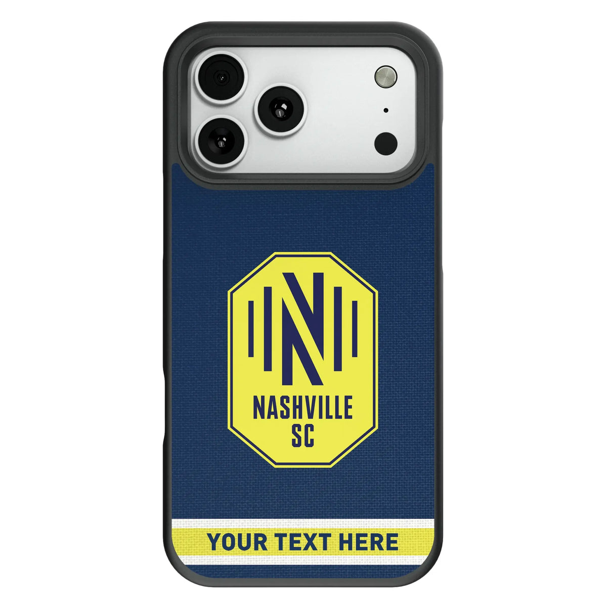 Nashville SC Personalized Stripe Bump Phone Case for Apple iPhone 13