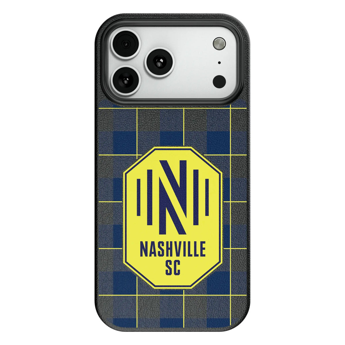 Nashville SC Plaid MagSafe Compatible Phone Case for Apple iPhone 8