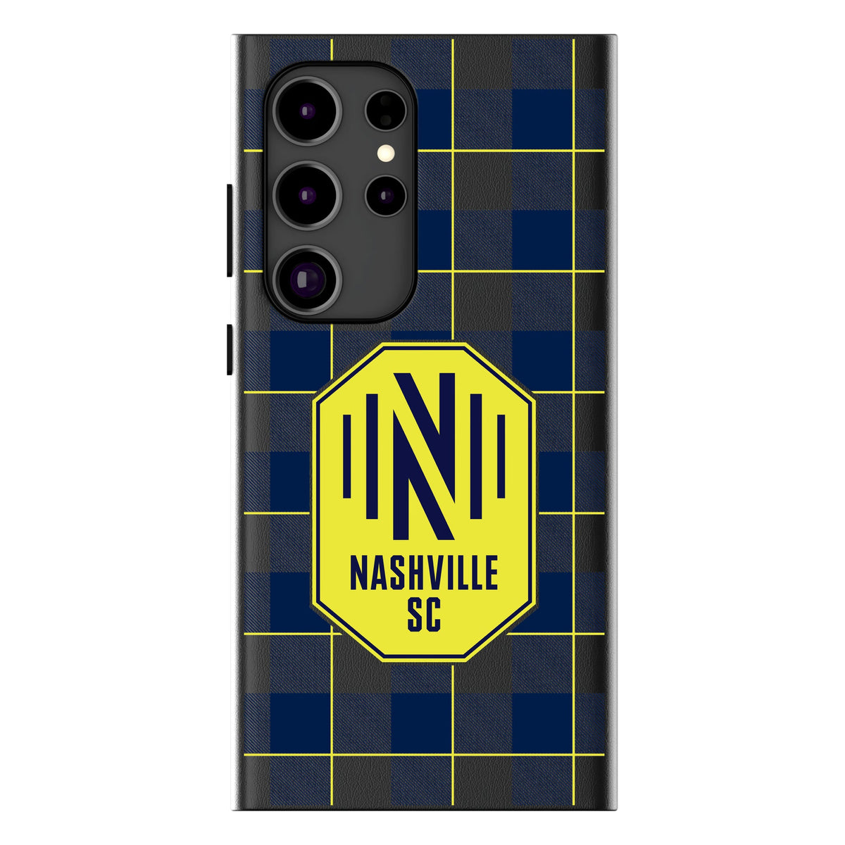 Nashville SC Plaid MagSafe Compatible Phone Case for Samsung Galaxy 16