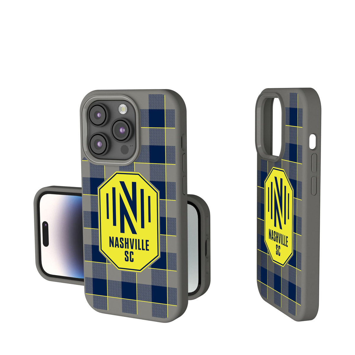 Nashville SC  Plaid Soft Touch Phone Case 11