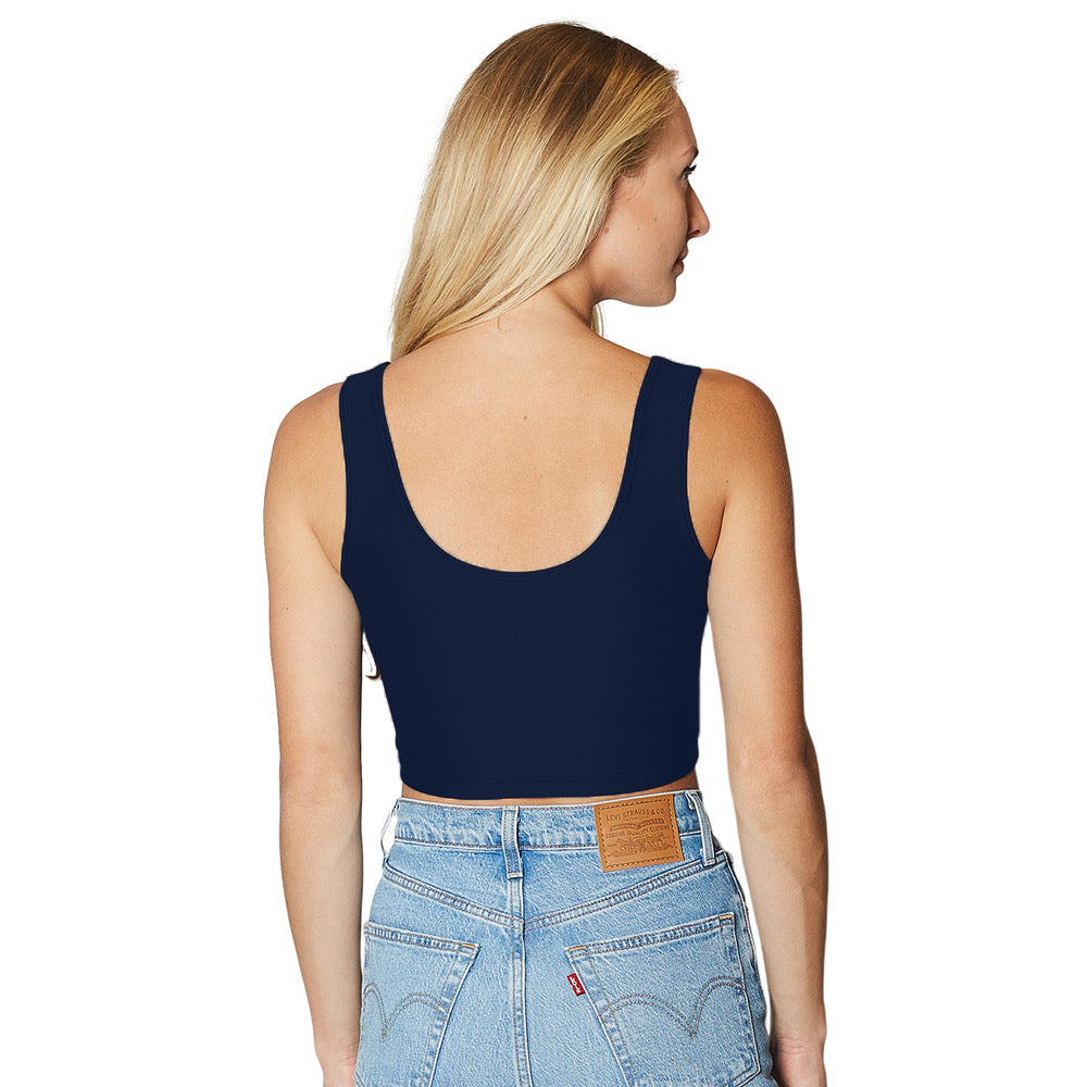 Penn State Navy Crop Tank Top | lojobands