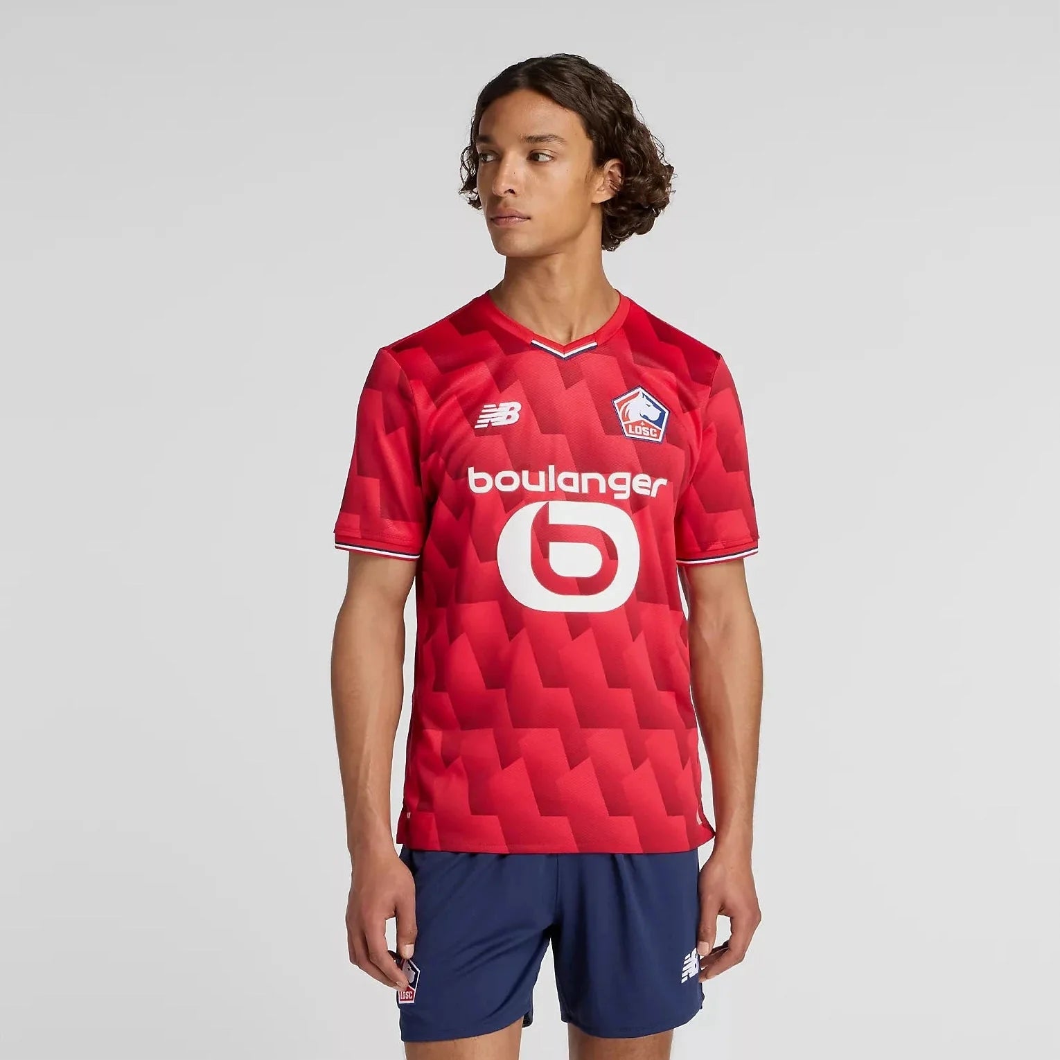 New Balance 2025-26 Lille Men's Stadium Home Soccer Jersey 1