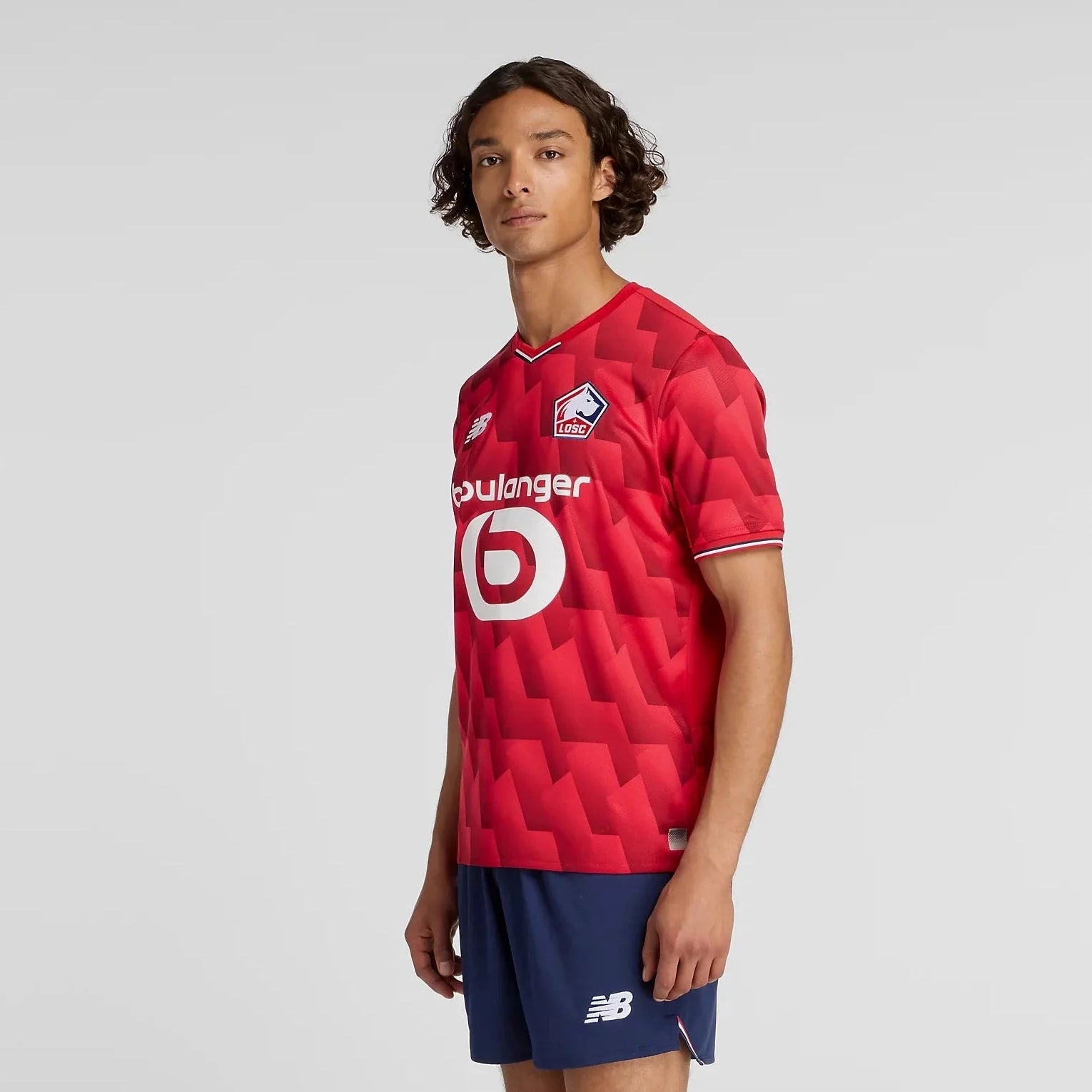 New Balance 2025-26 Lille Men's Stadium Home Soccer Jersey 2