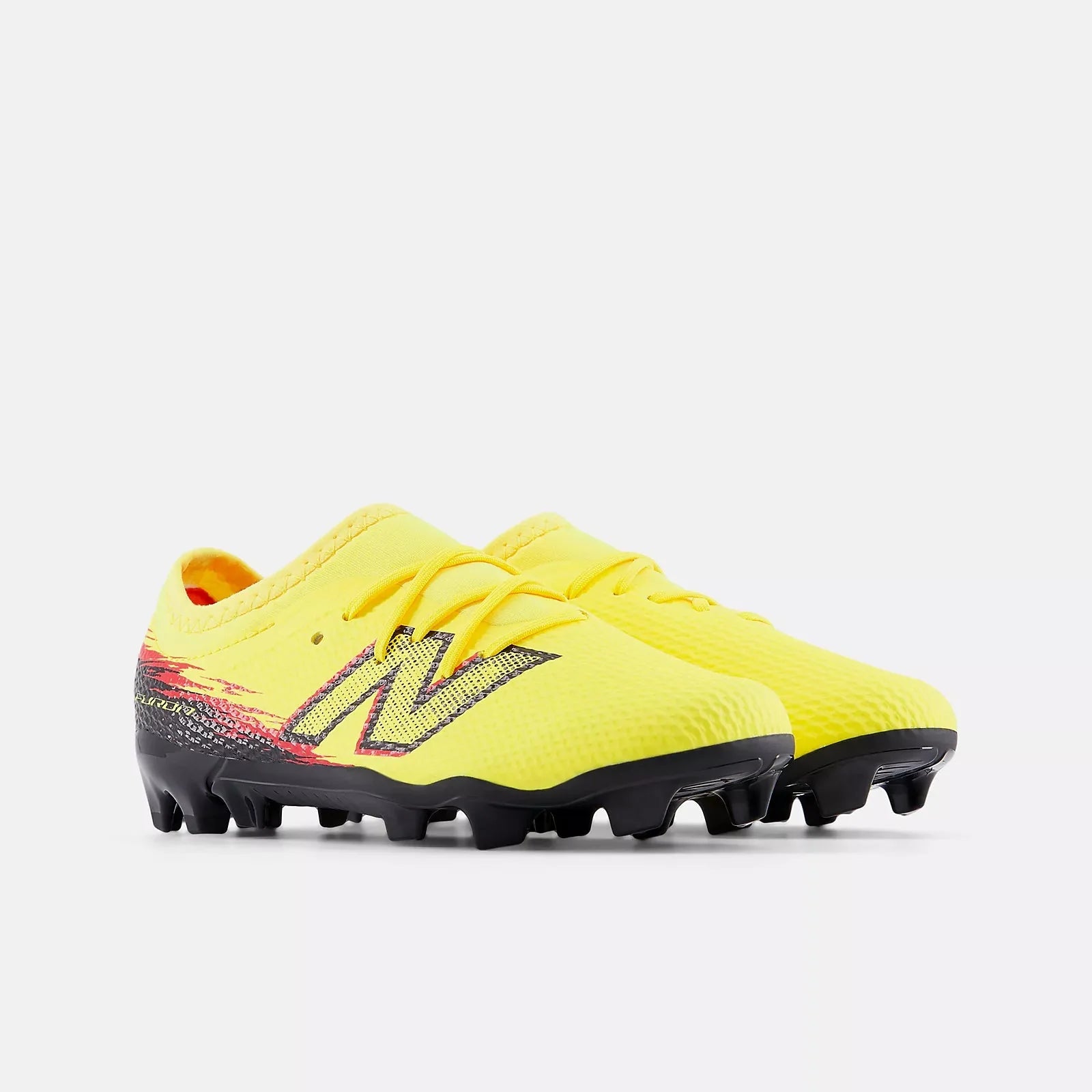 New Balance Junior Furon Team V8 Wide Firm Ground Soccer Cleats - Live Wire Pack (SP26) 3