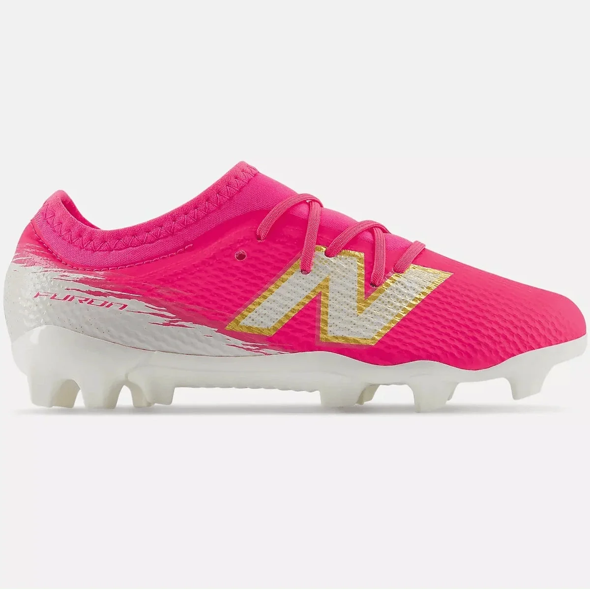 New Balance Junior Furon Team V8 Wide Firm Ground Soccer Cleats - Pure Ambition Pack (SP26) 1