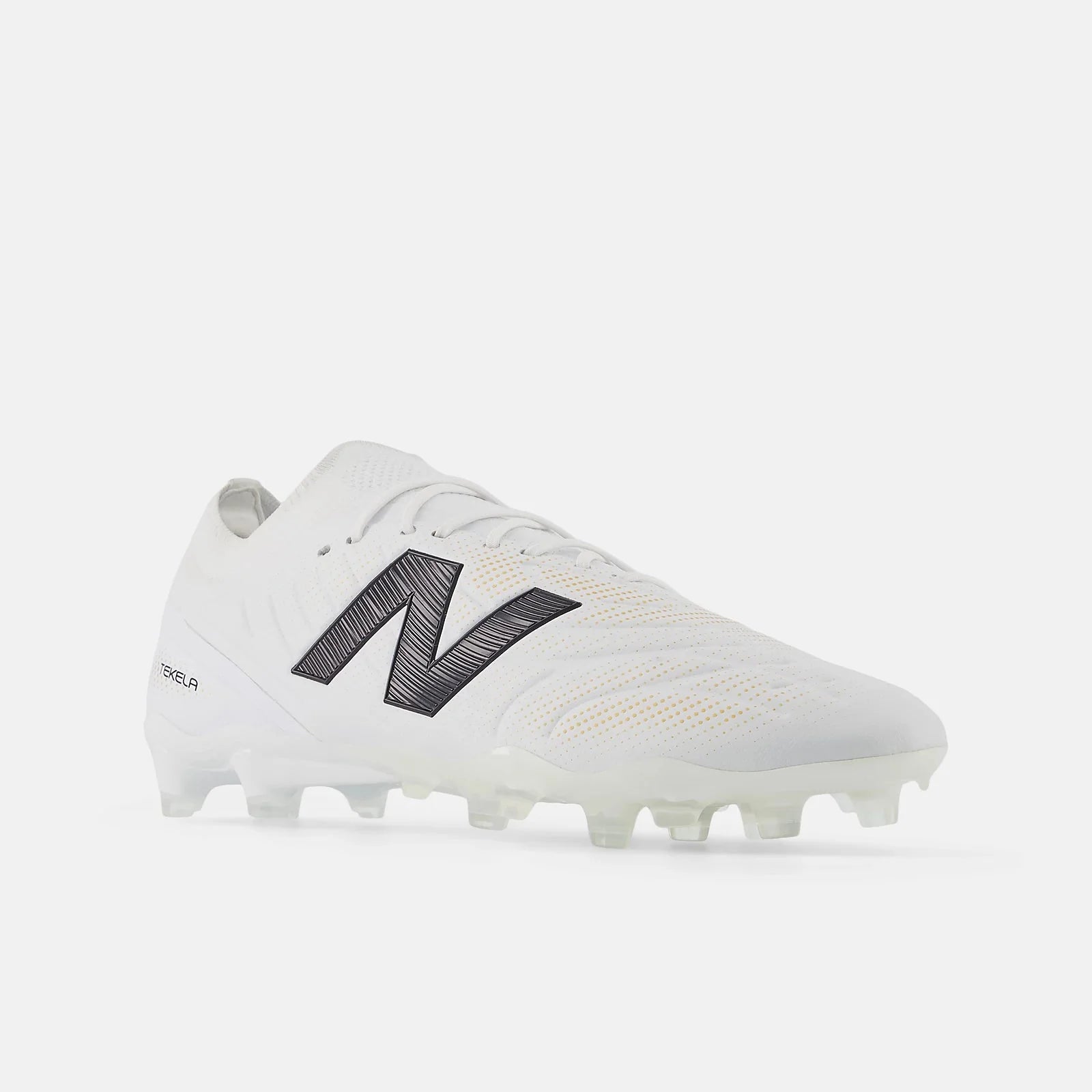 New Balance Tekela Elite Low Laced V5 2E Wide Firm Ground Soccer Cleats-White Pack (FA25) 3