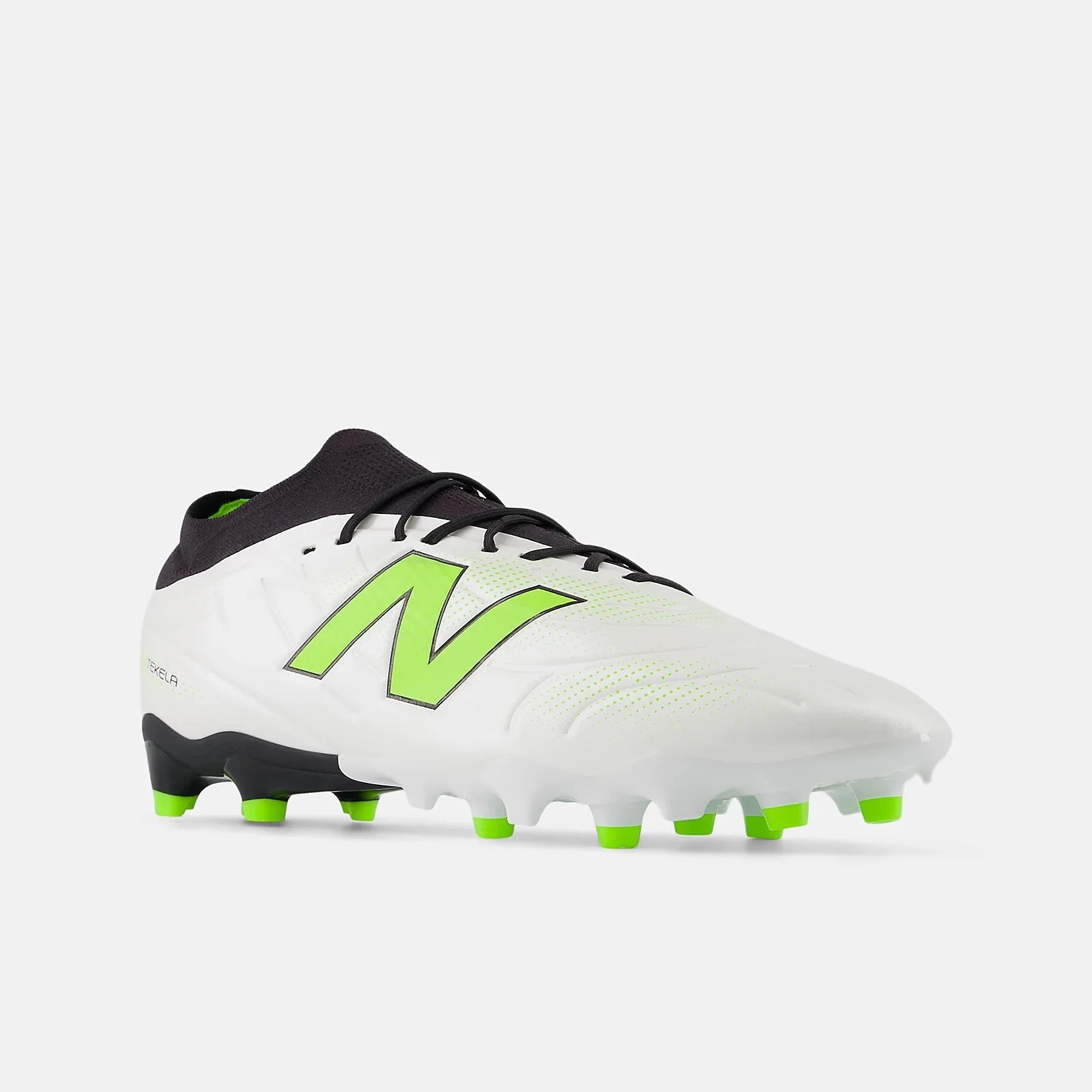 New Balance Tekela Team Low Laced V5 2E Wide Firm Ground Soccer Cleats - Lime Light Pack (FA25) 3