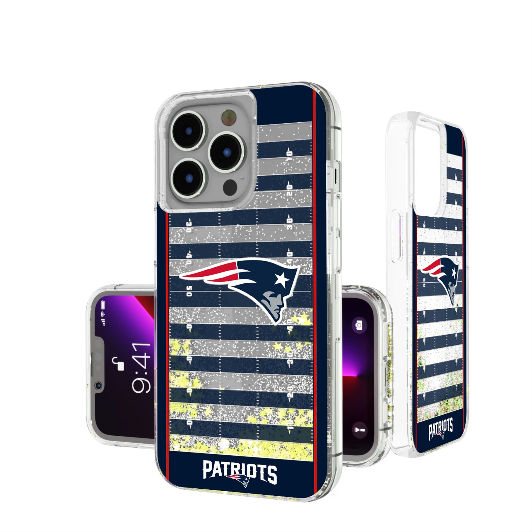New England Patriots Field Glitter Phone Case 10
