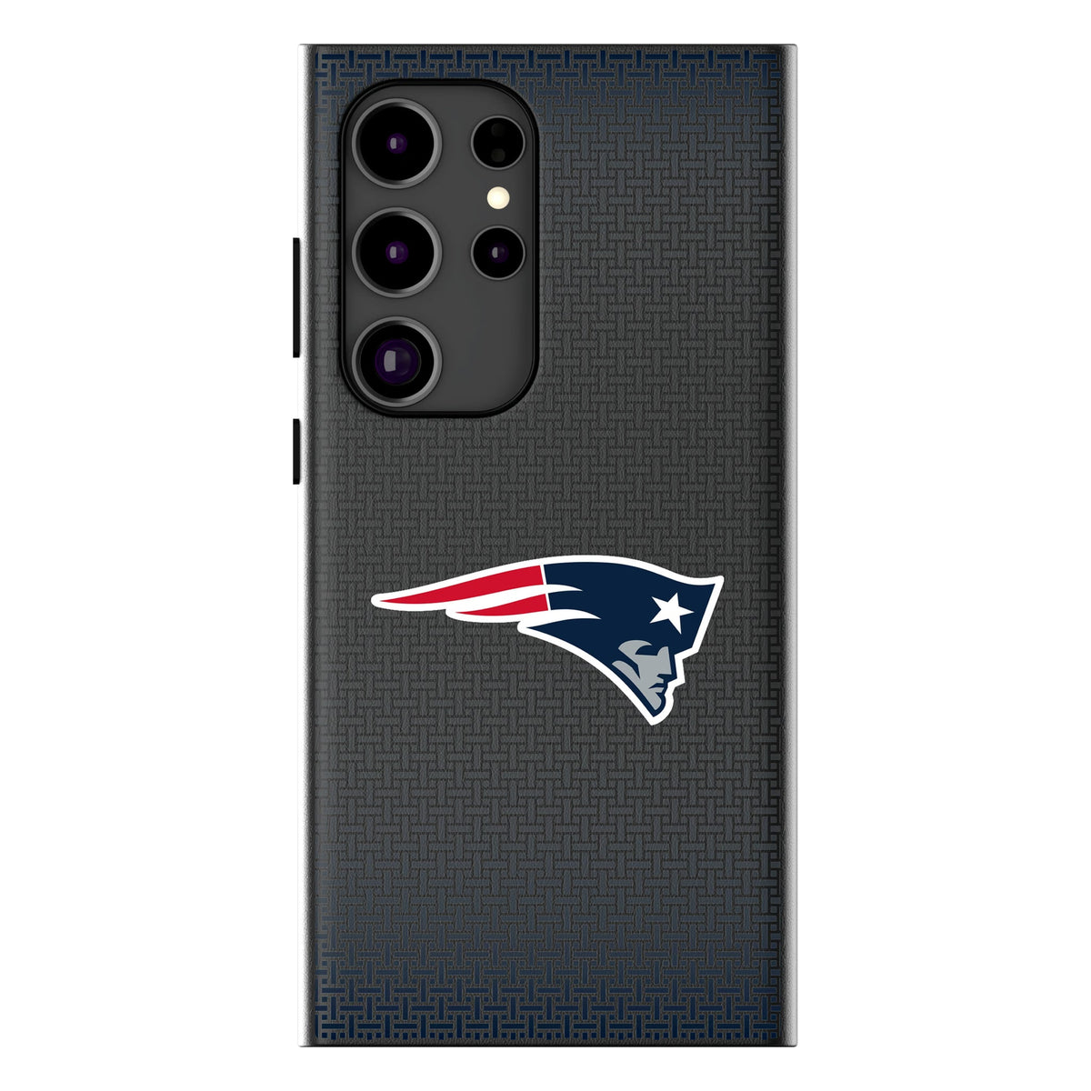 New England Patriots Linen MagSafe Compatible Phone Case for Samsung Galaxy 14