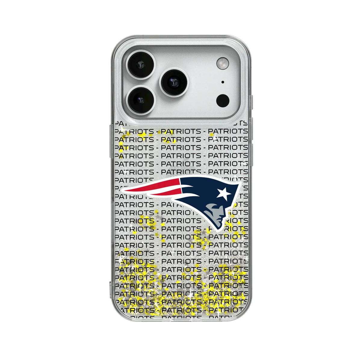 New England Patriots Text Backdrop Glitter Phone Case 19