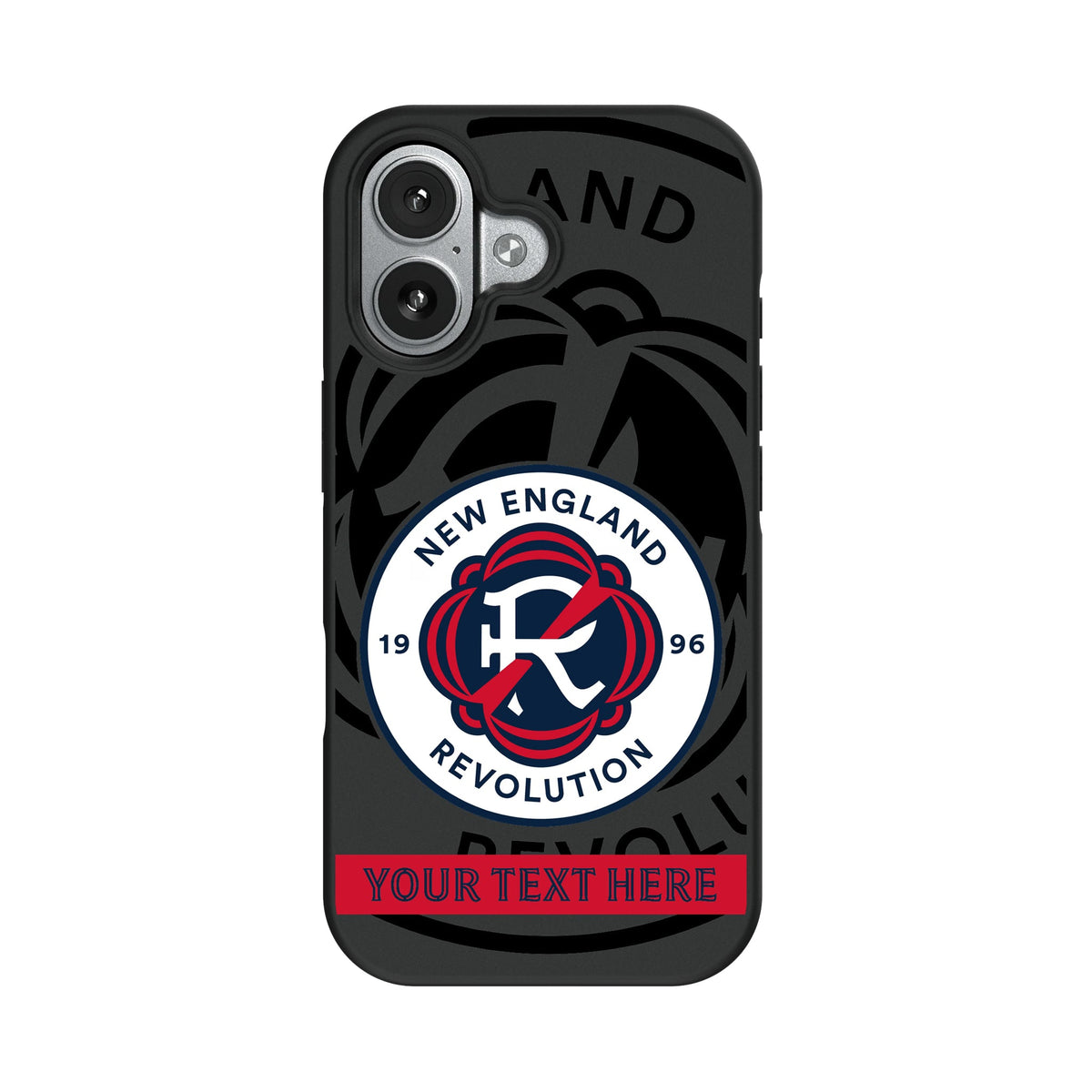 New England Revolution Personalized Tilt Bump Phone Case for Apple iPhone 17 Series 9