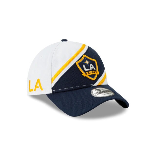 New Era LA Galaxy Jersey Hook Home 920 Adjustable Hat - White-Navy 4