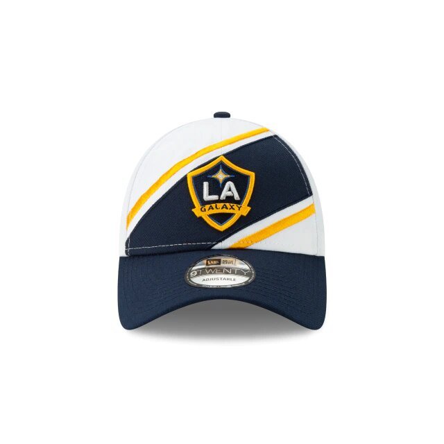 New Era LA Galaxy Jersey Hook Home 920 Adjustable Hat - White-Navy 2