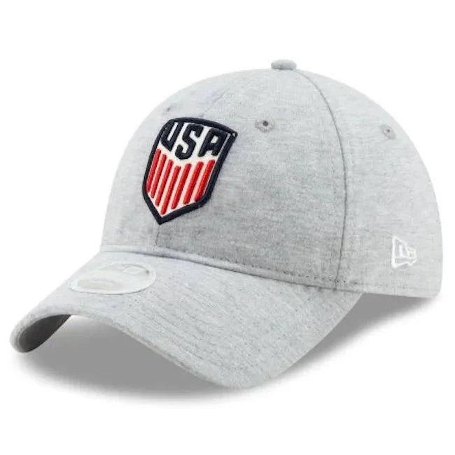 New Era USA Womens Sporty Shine Adjustable Hat - Grey 1