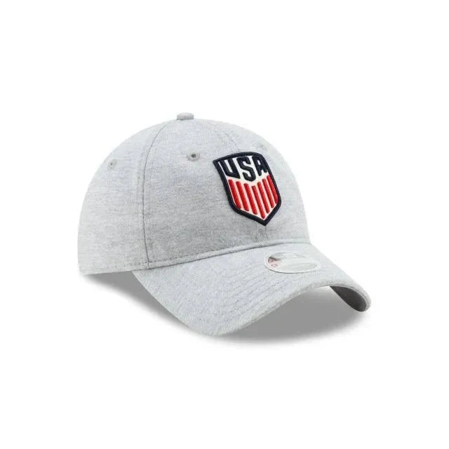 New Era USA Womens Sporty Shine Adjustable Hat - Grey 4