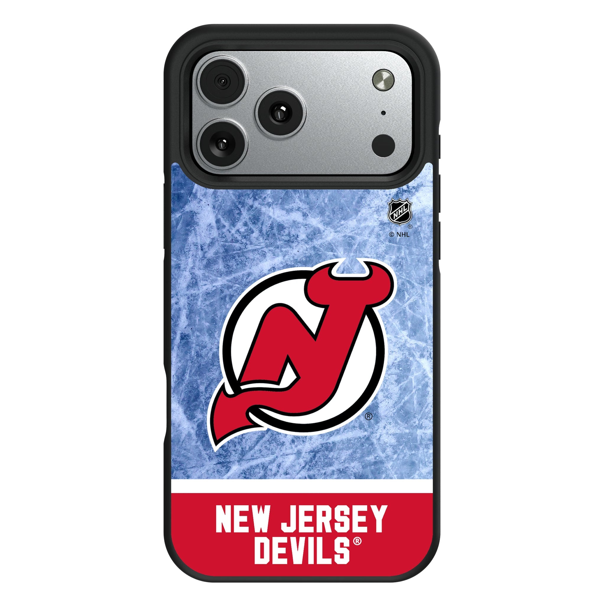 New Jersey Devils Ice Wordmark Bump Phone Case 11