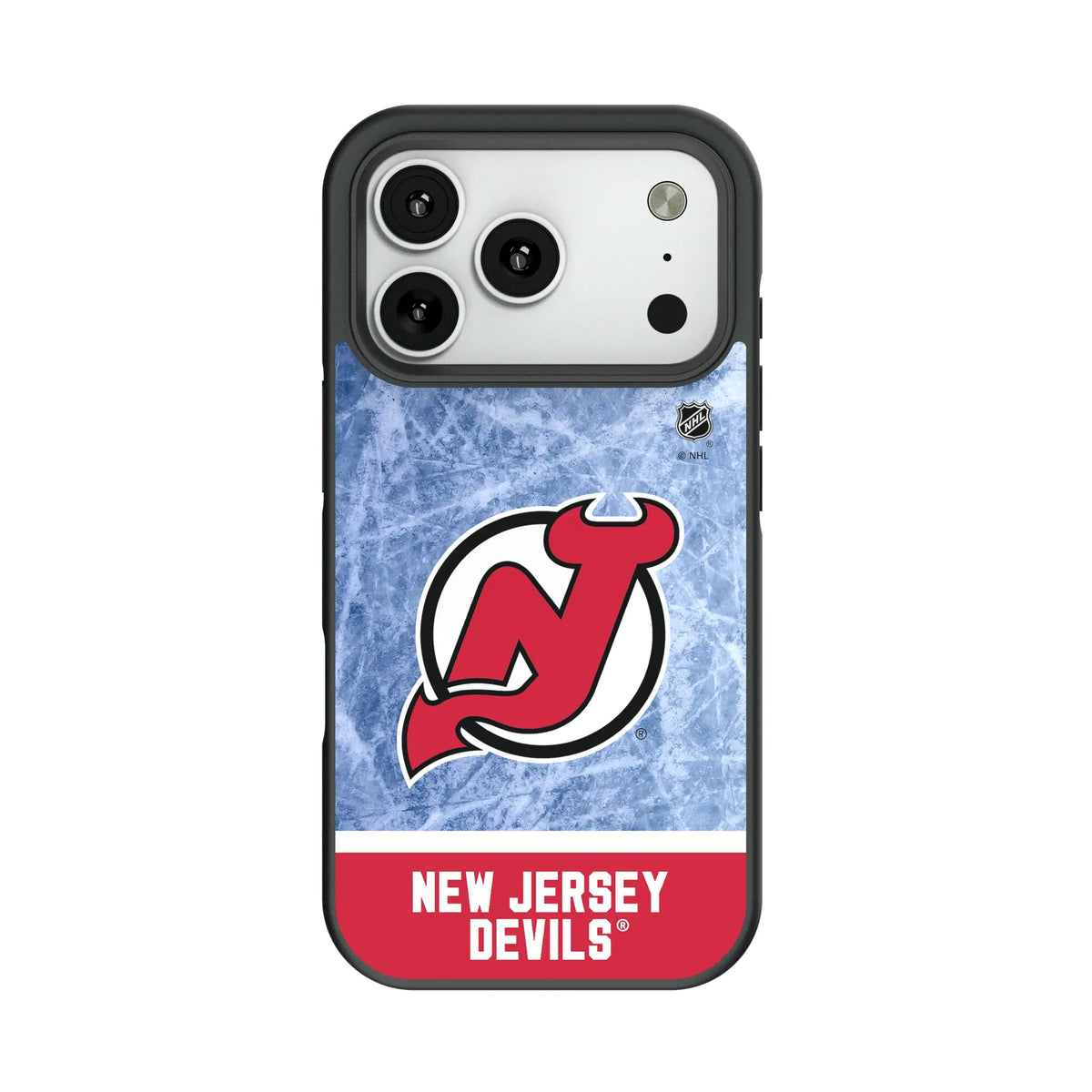 New Jersey Devils Ice Wordmark Bump Phone Case 12