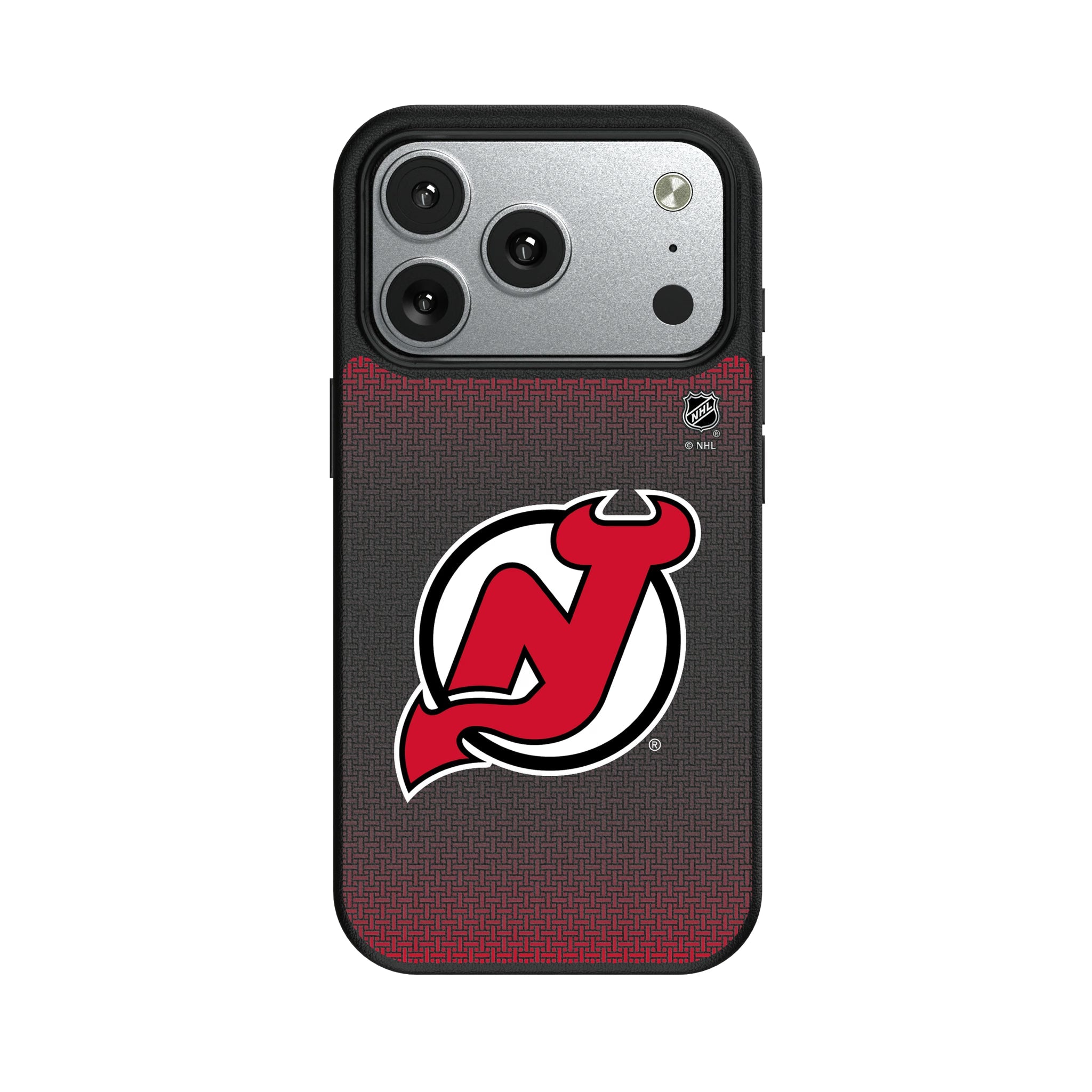 New Jersey Devils Linen MagSafe Compatible Phone Case for Apple iPhone 9