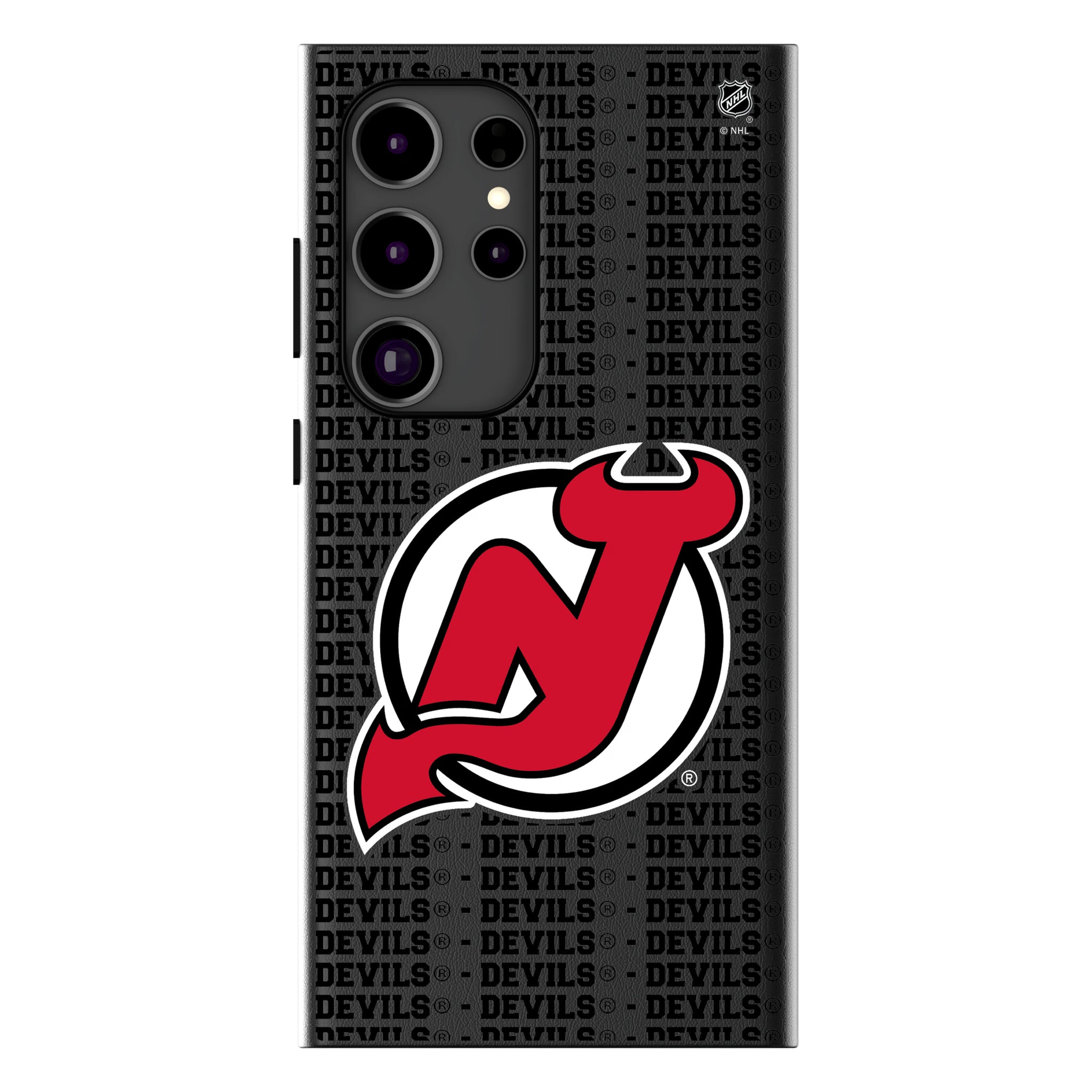 New Jersey Devils Text Backdrop MagSafe Compatible Phone Case for Samsung Galaxy 14