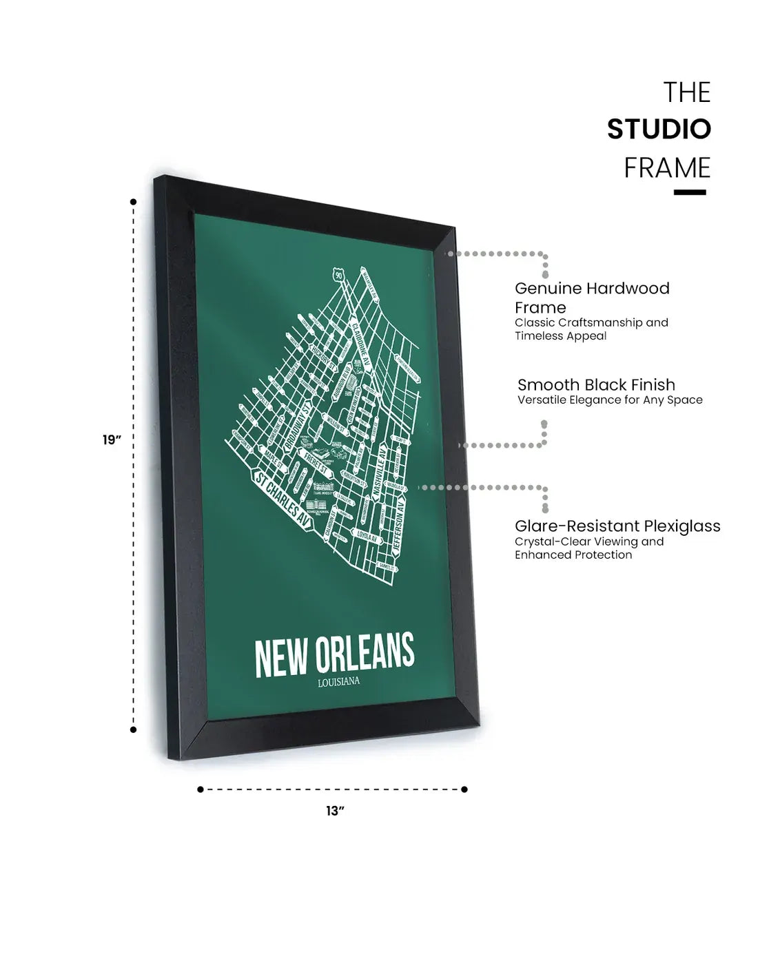 New Orleans, Louisiana street map 11