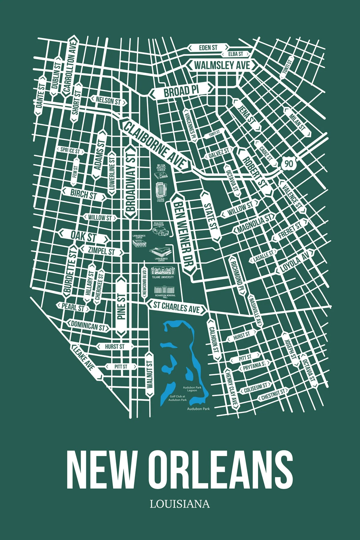 New Orleans, Louisiana street map 7