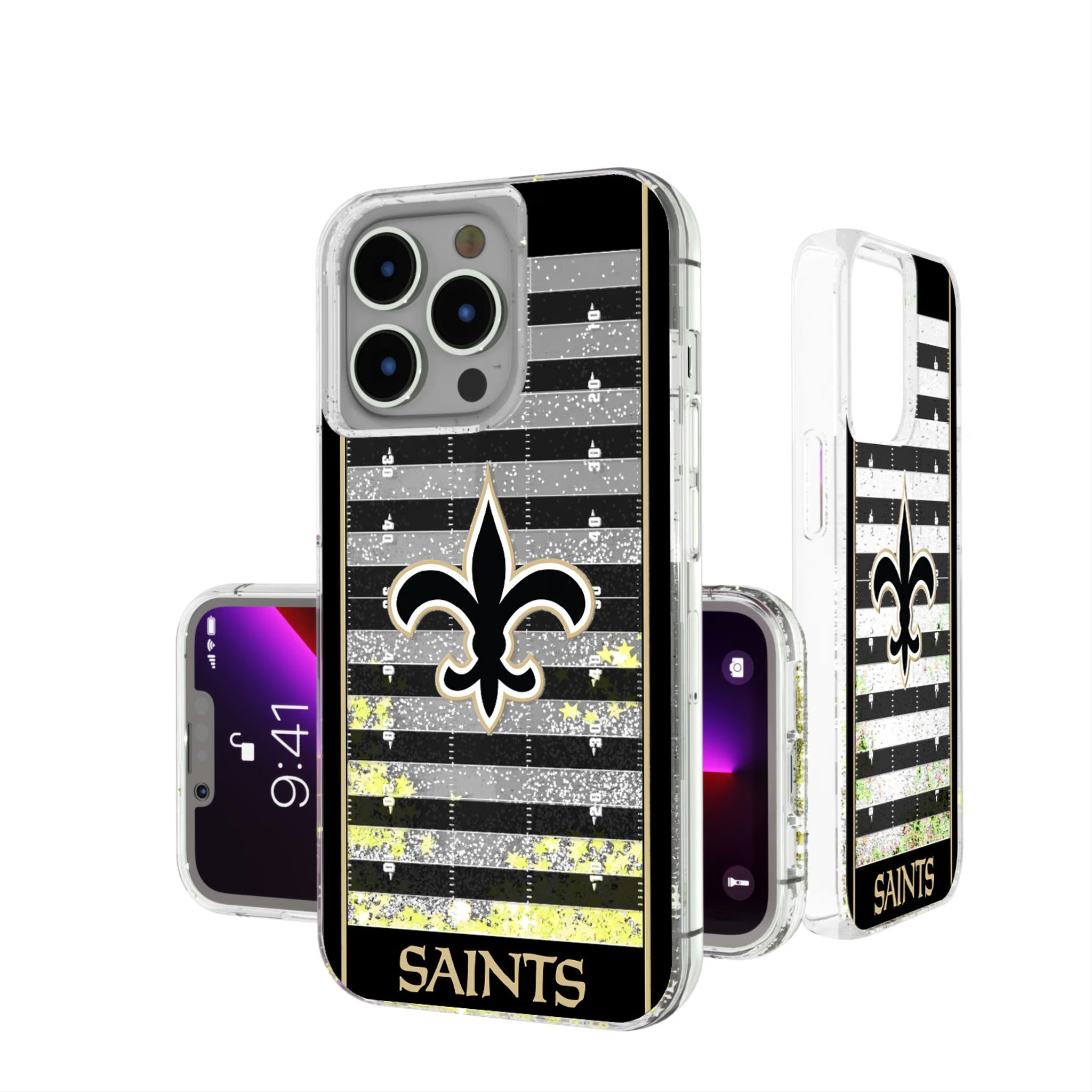 New Orleans Saints Field Glitter Phone Case 17