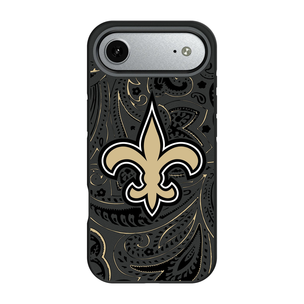 New Orleans Saints Paisley Bump Phone Case 9