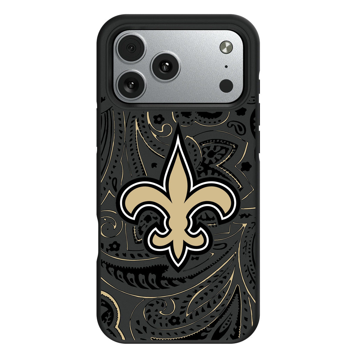 New Orleans Saints Paisley Bump Phone Case 11