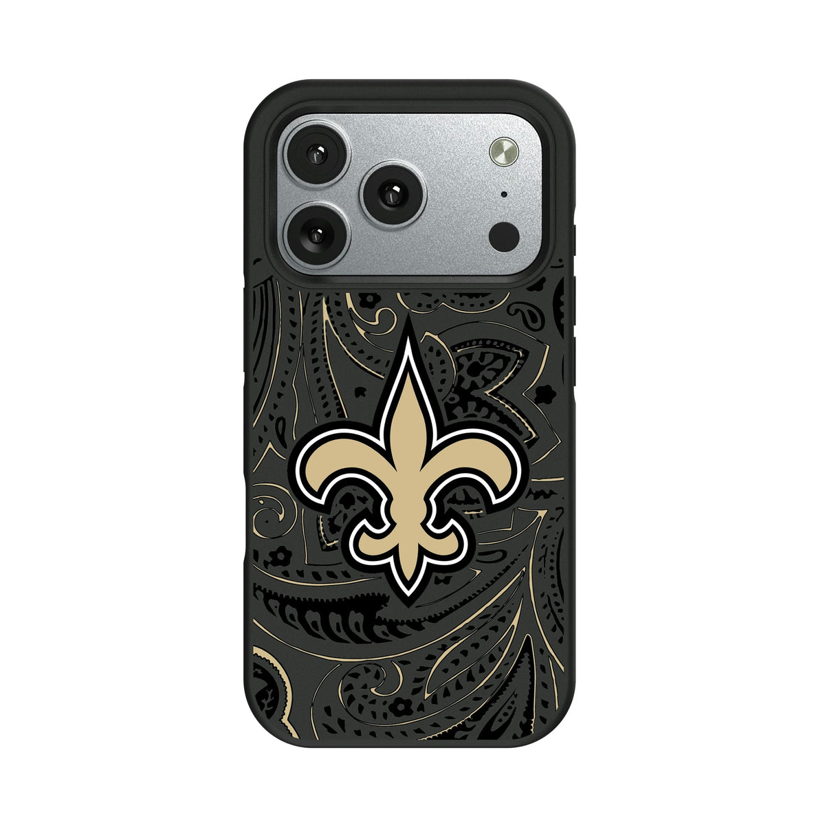 New Orleans Saints Paisley Bump Phone Case 10
