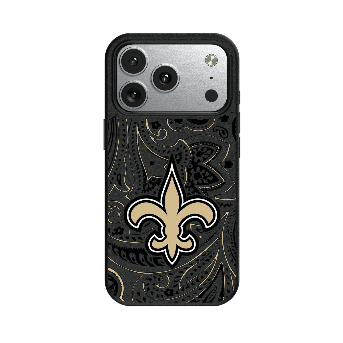 New Orleans Saints Paisley MagSafe Compatible Phone Case for Apple iPhone 8
