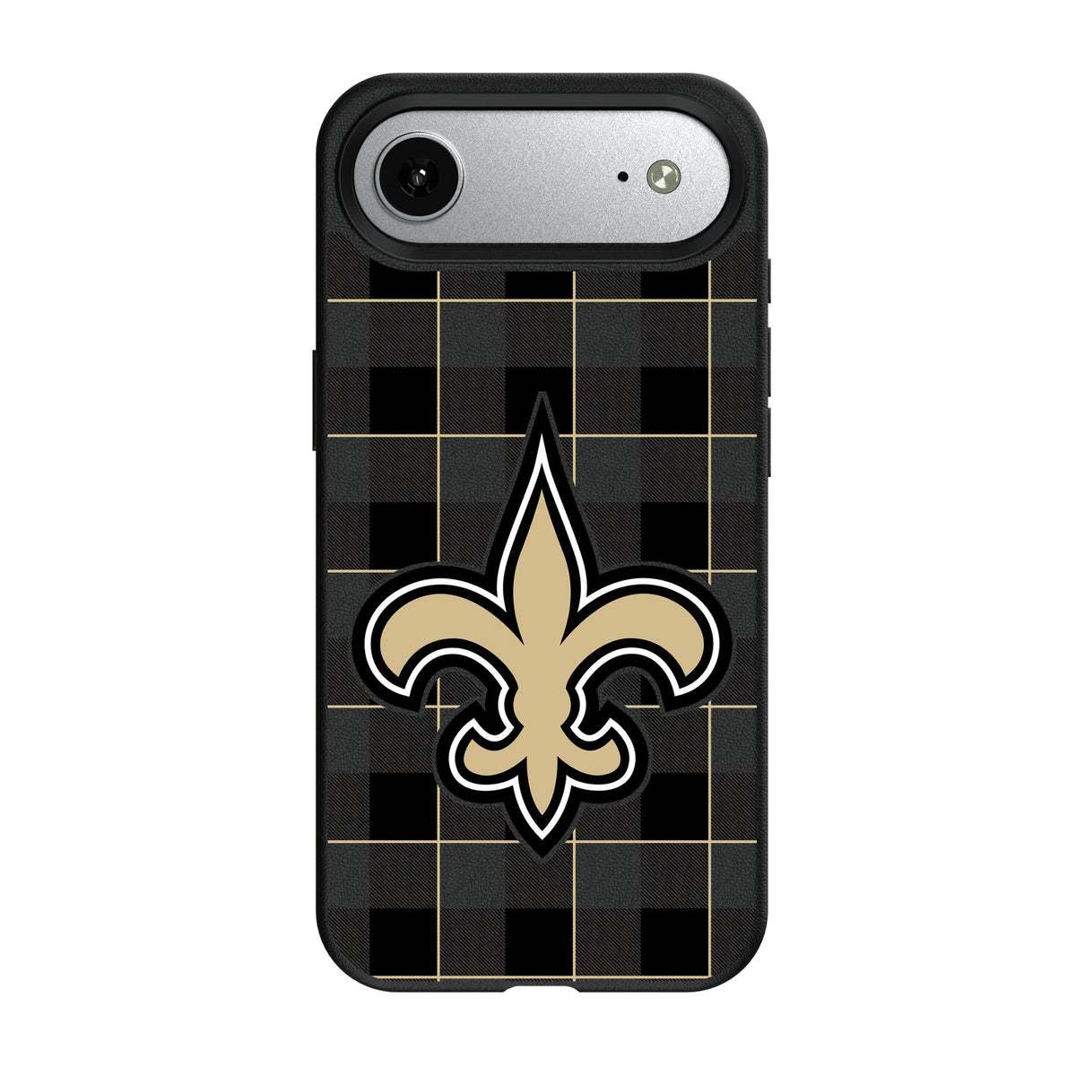 New Orleans Saints Plaid MagSafe Compatible Phone Case for Apple iPhone 8