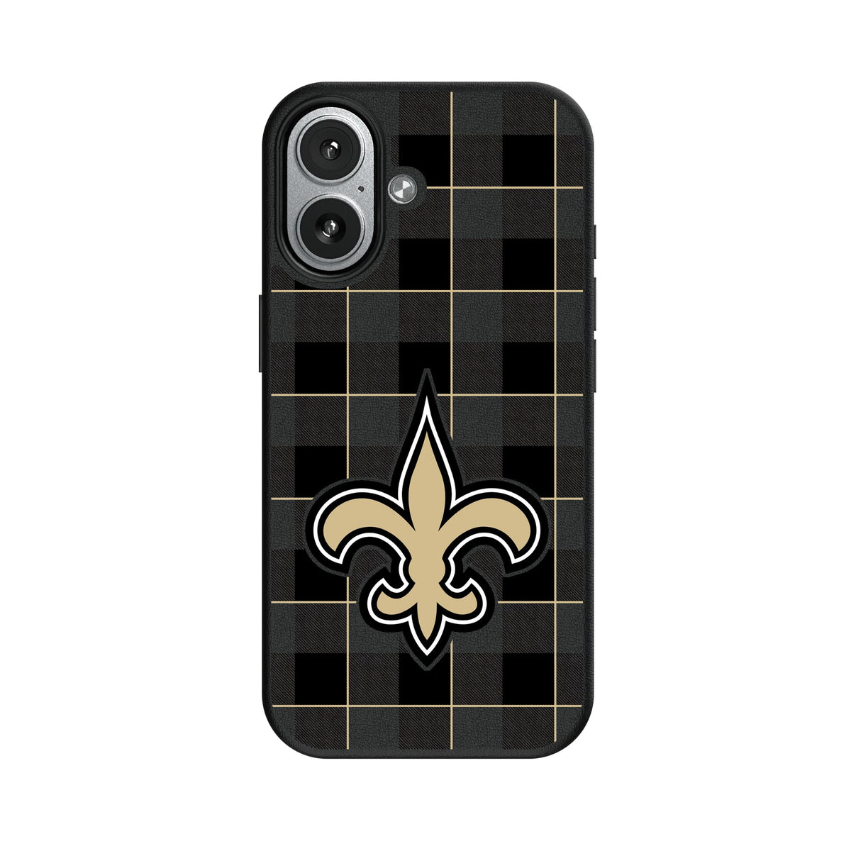 New Orleans Saints Plaid MagSafe Compatible Phone Case for Apple iPhone 7