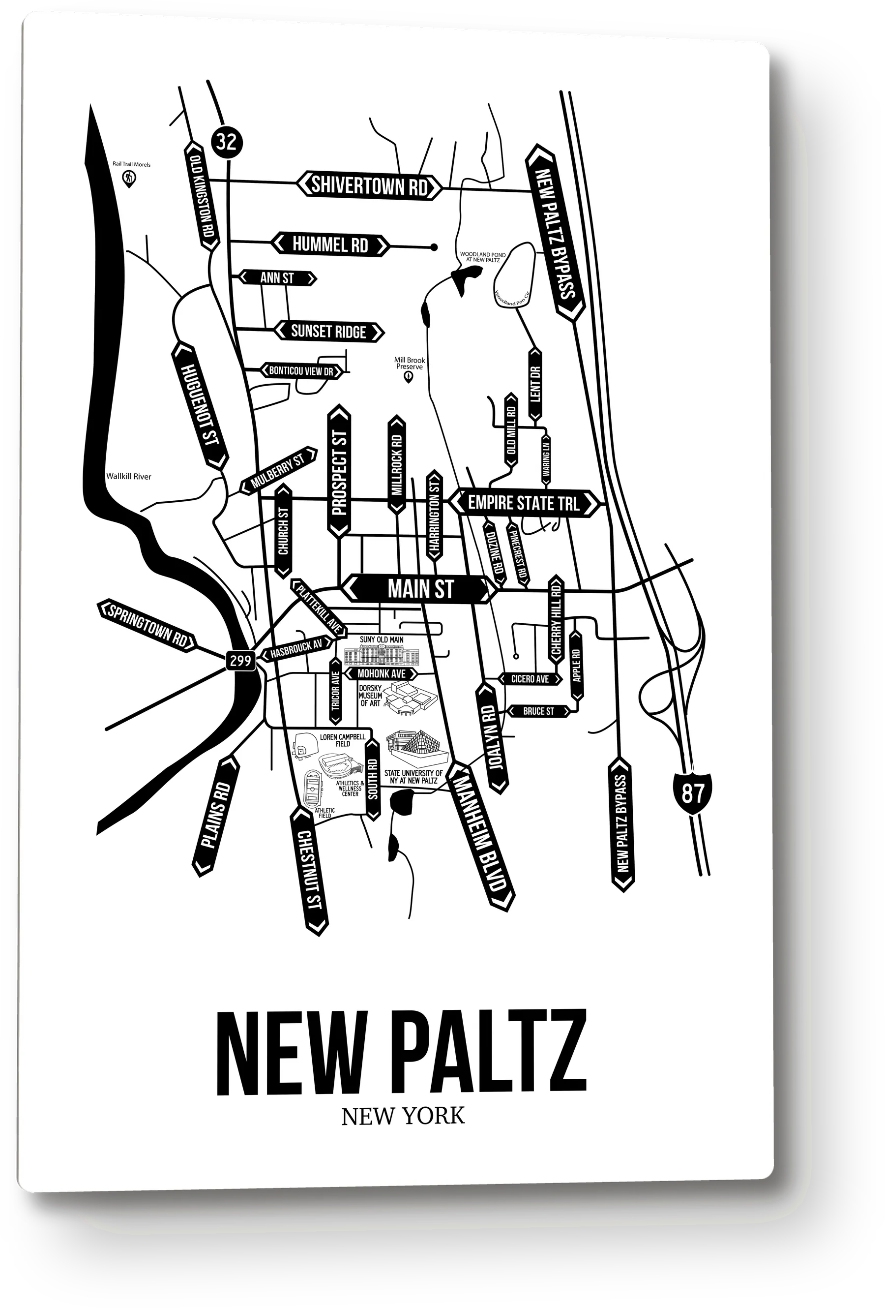 New Paltz, New York street map 8