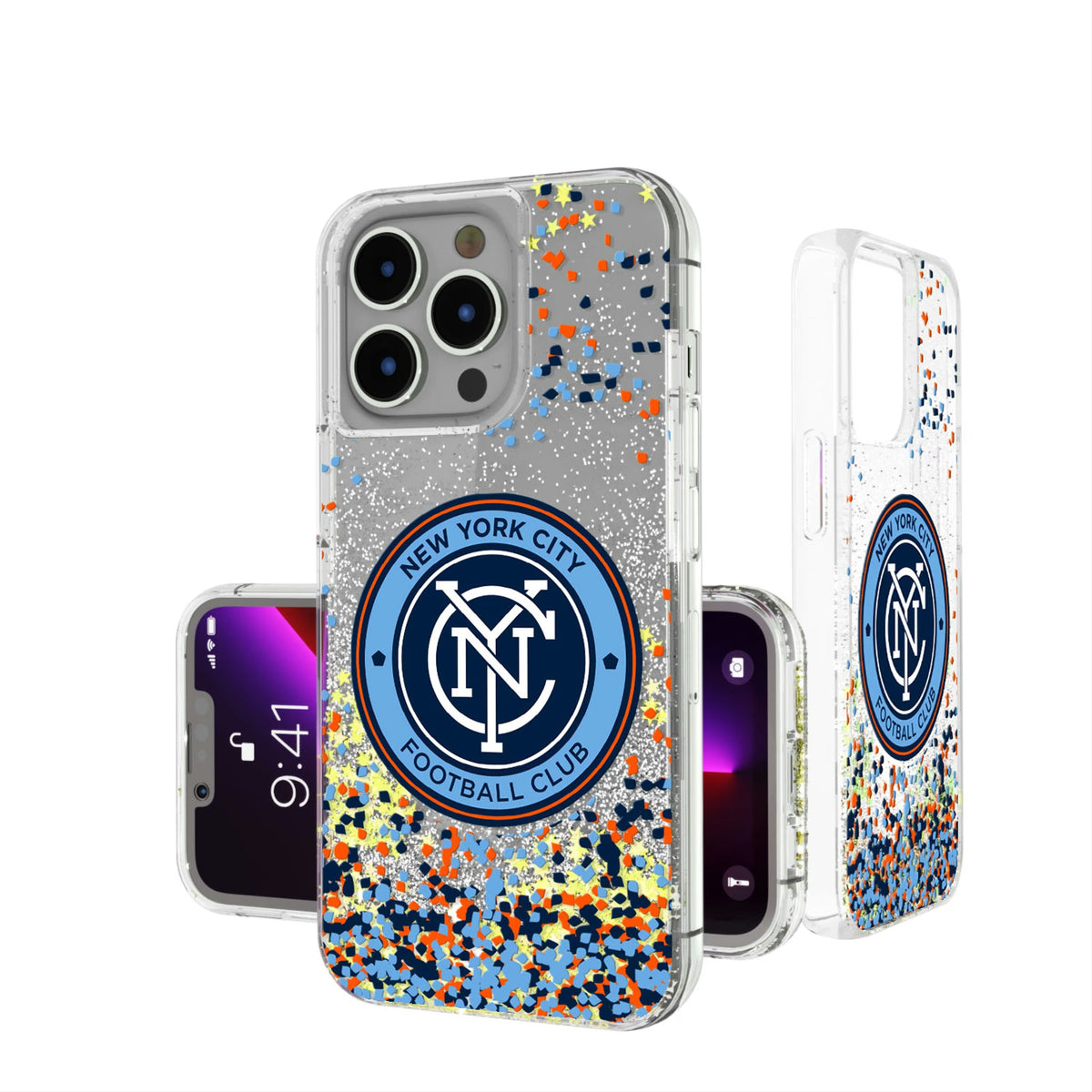 New York City FC  Confetti Glitter Phone Case 15