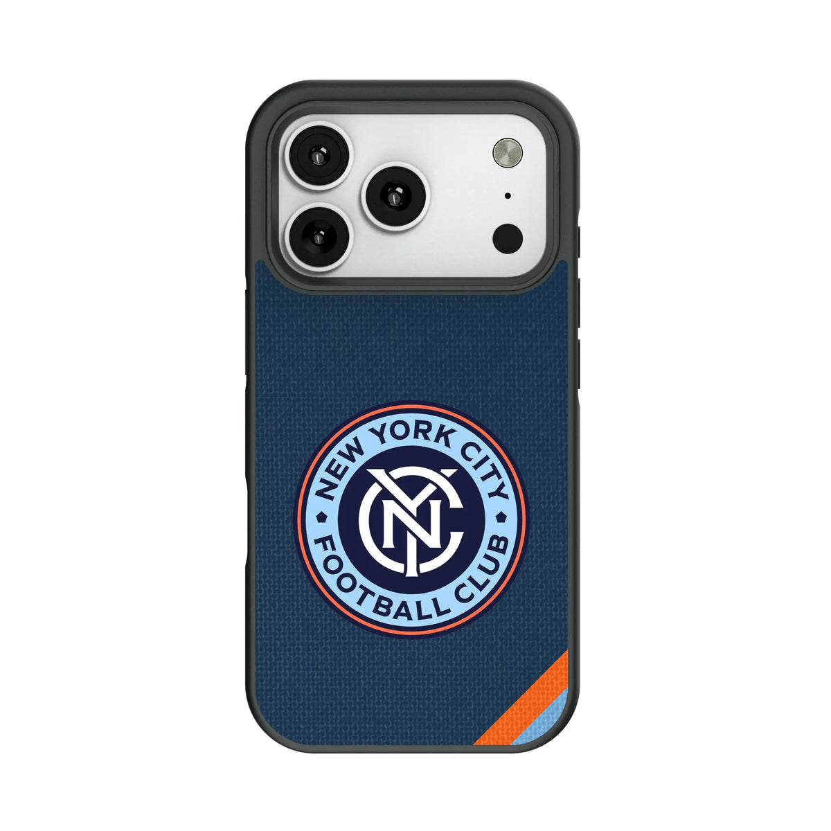 New York City FC  Diagonal Stripe Bump Phone Case 12