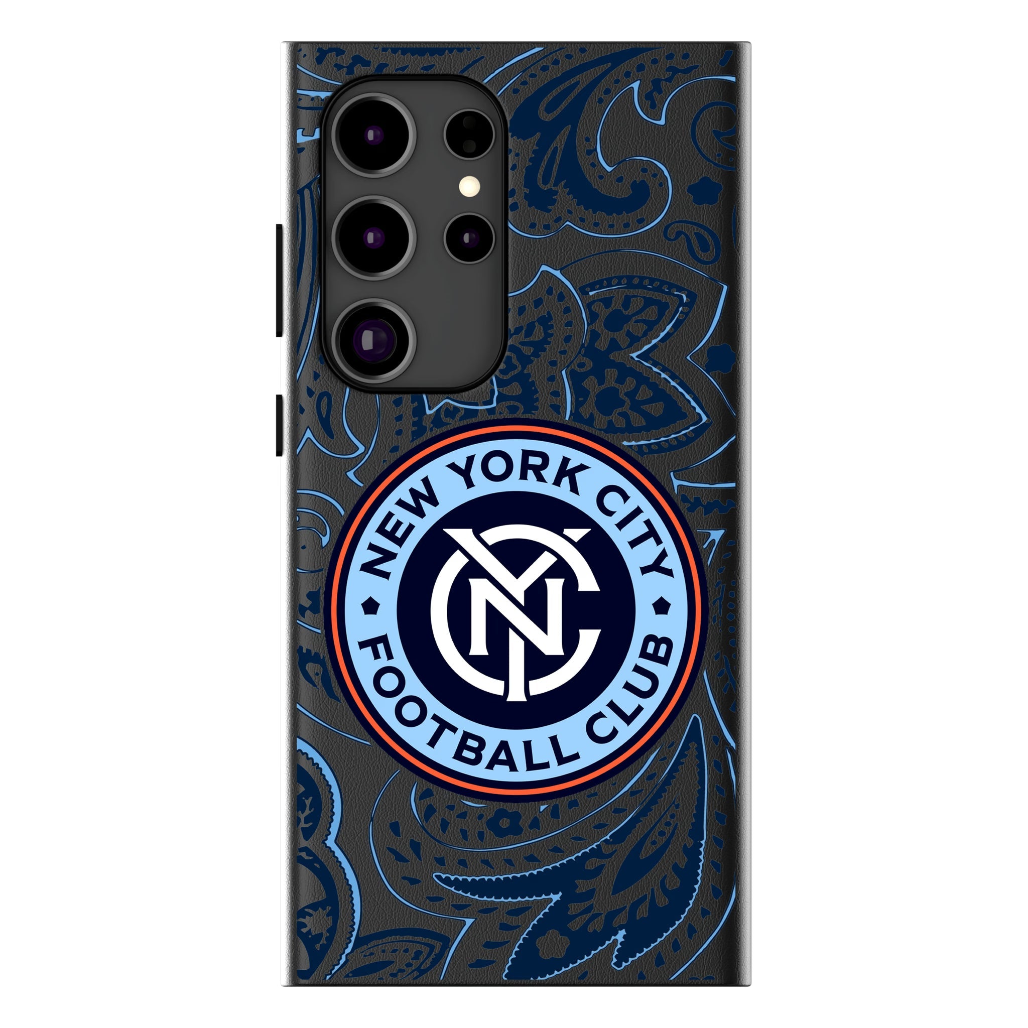 New York City FC Paisley MagSafe Compatible Phone Case for Samsung Galaxy 17