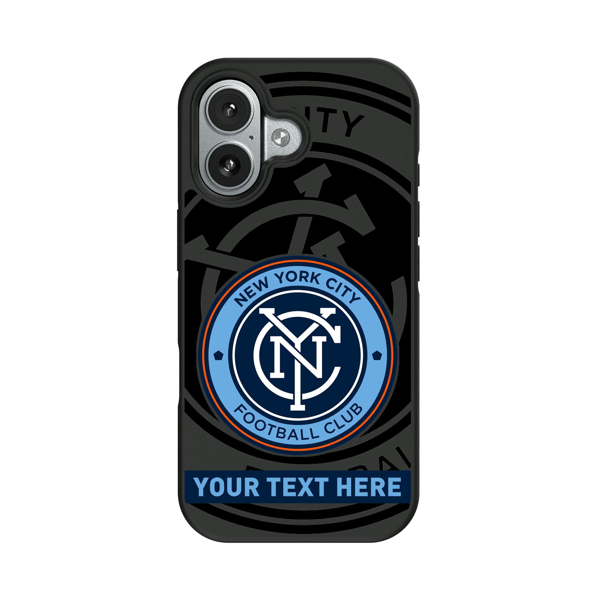 New York City FC Personalized Tilt Bump Phone Case for Apple iPhone 9