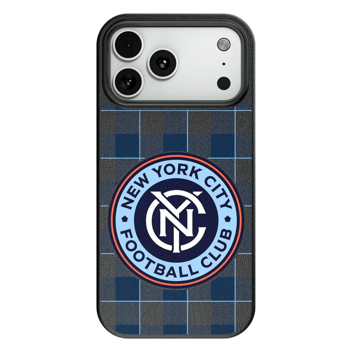 New York City FC Plaid MagSafe Compatible Phone Case for Apple iPhone 8