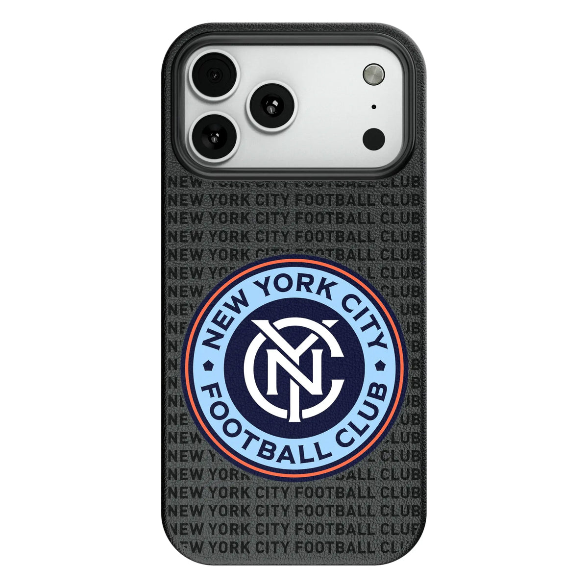 New York City FC Text Backdrop MagSafe Compatible Phone Case for Apple iPhone 8