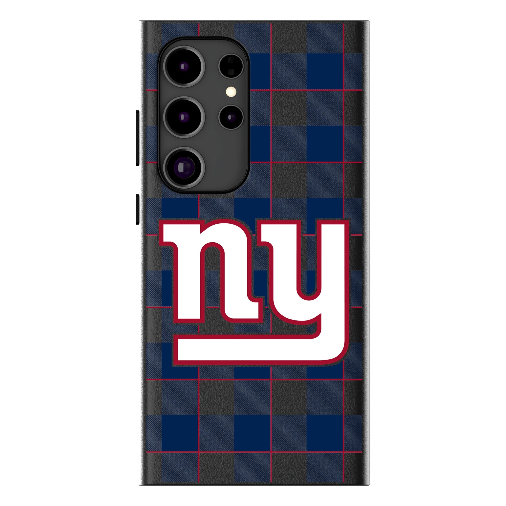 New York Giants Plaid MagSafe Compatible Phone Case for Samsung Galaxy 16