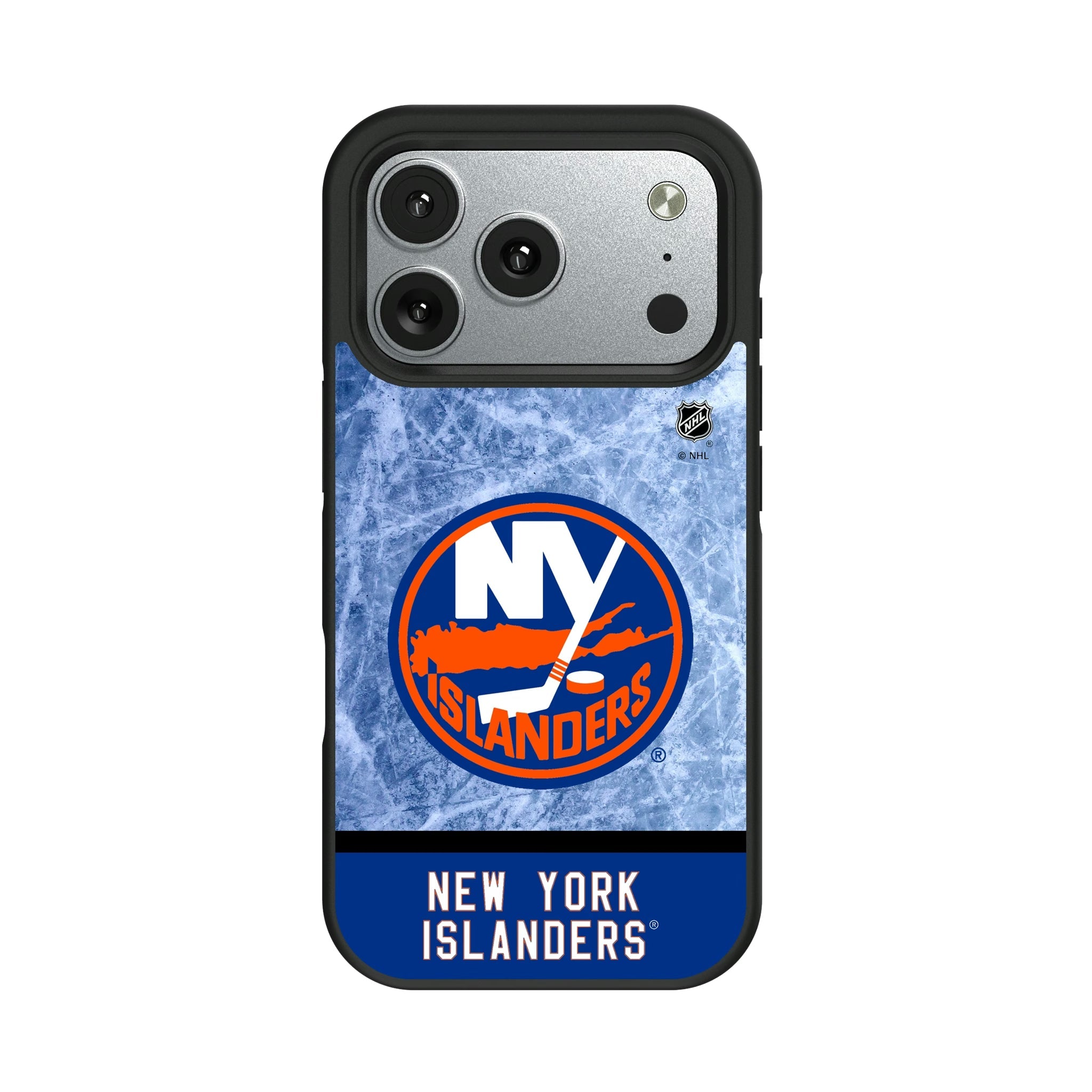 New York Islanders Ice Wordmark Bump Phone Case 9