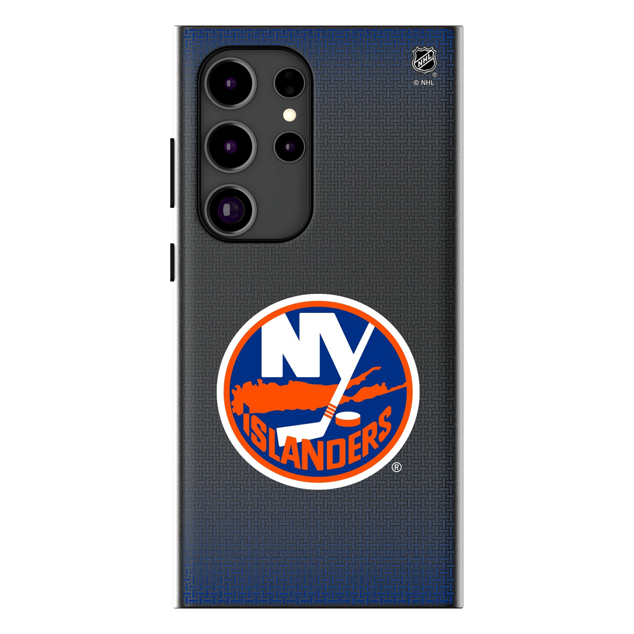 New York Islanders Linen MagSafe Compatible Phone Case for Samsung Galaxy 14